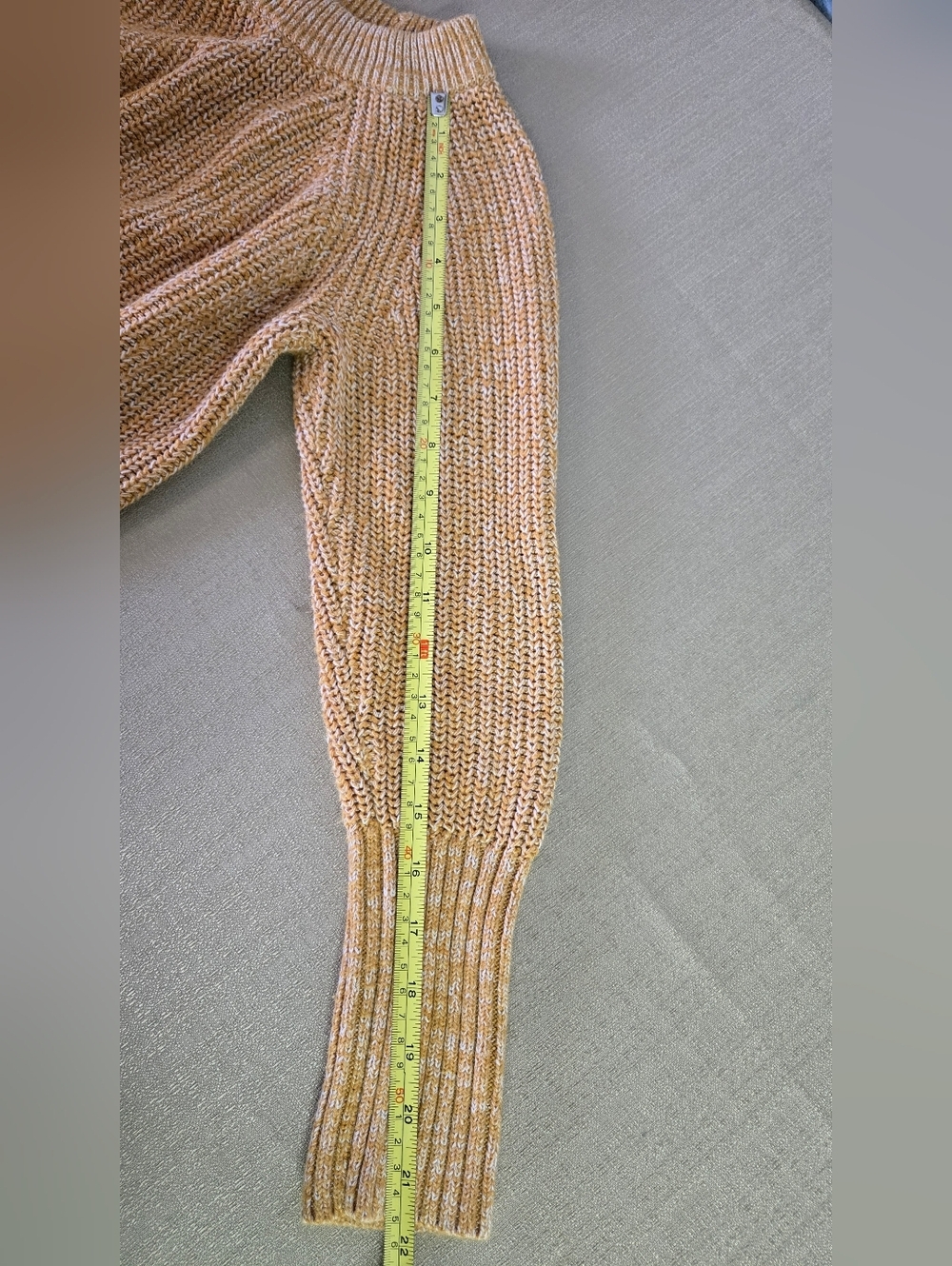 UNIVERSAL THREAD | Shaker Stitch Cropped Sweater in Marigold sz XS - Picture 9 of 9